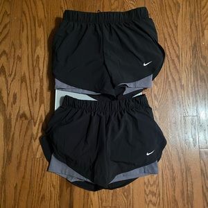 Black Nike dri fit shorts